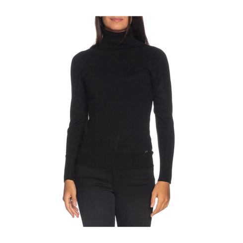YESZEE Pullover Maglia Donna dolcevita basic Nero A24 - YESZEEM038RU00 - 0801 - XS - Francavilla Moda